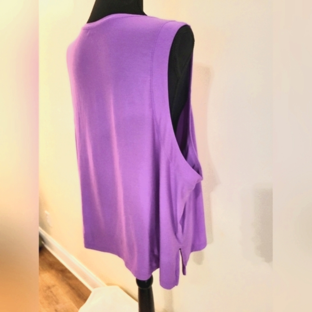Old Navy‎ Purple Sleeveless Tank Top (Size XXL) - Picture 7 of 13